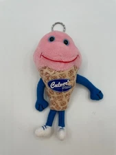 Culvers 2000 Scoopie Keychains Plush Strawberry Cones Ice Cream Custard 7"