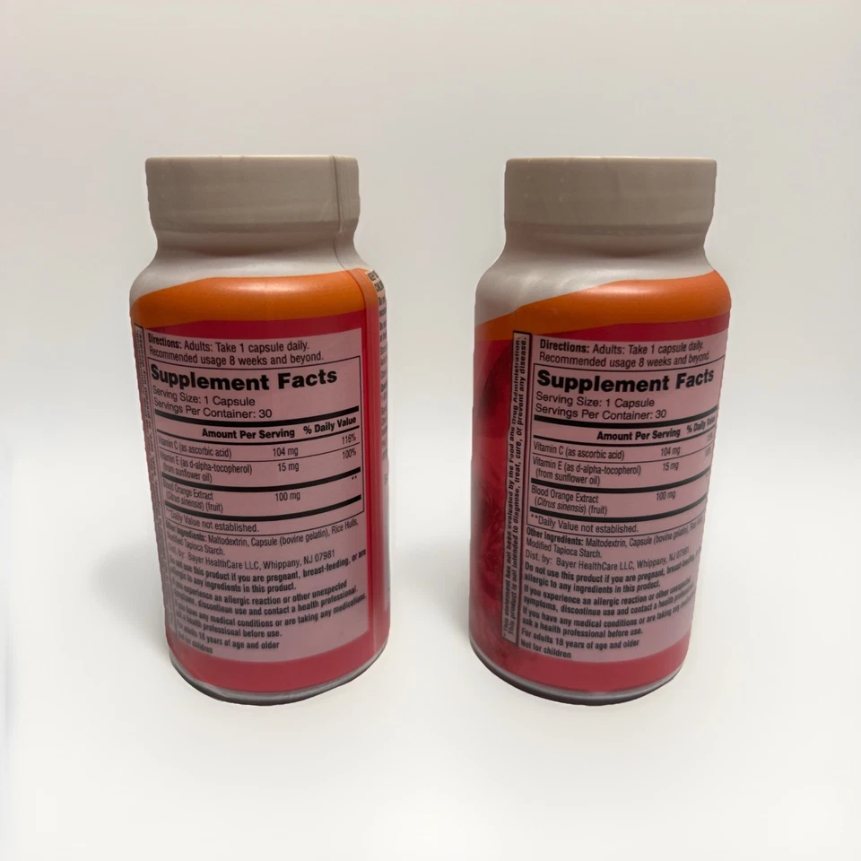 Pack de 2 UNO AL DÍA BRILLO DE LA PIEL CON EXTRACTO DE NARANJA SANGRE 30 CÁPSULAS 3/26+ Foto 2 de 3