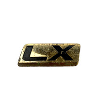 Honda Accord Lx Gold Emblem Rear Trunk Badge Genuine Oem