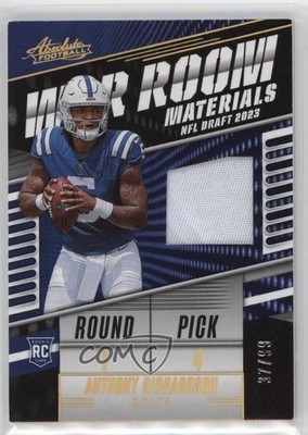 2023 Absolute War Room Materials Gold 37/99 Anthony Richardson Rookie RC 1o93