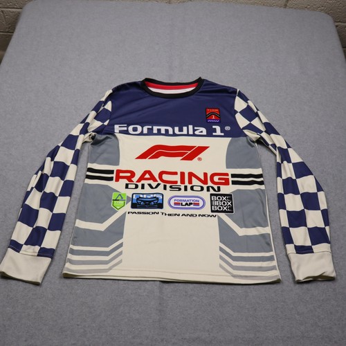 Formula 1 Racing Division Shirt Mens Large Multi F1 Hybrid Apparel Long Sleeve