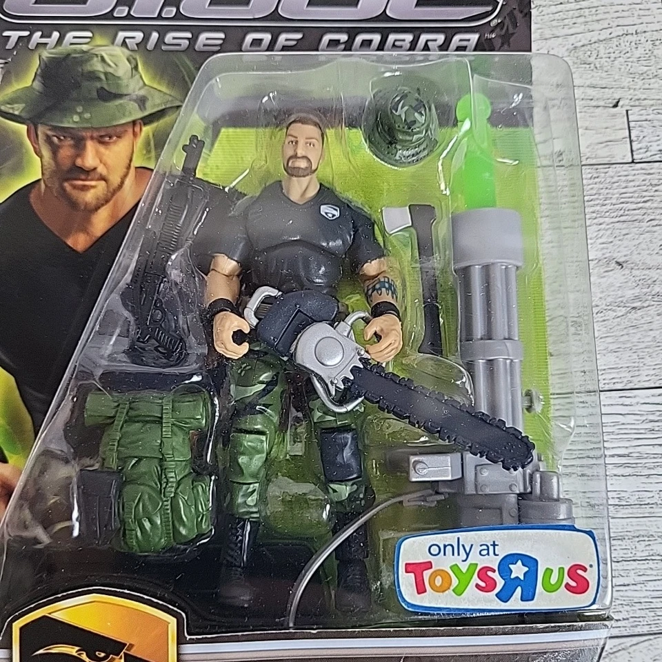 G.I. Figura de acción Joe Rise of Cobra BENCH PRESS exclusiva sellada nueva en caja 2009 Foto 3 de 4