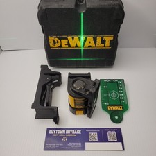 DeWalt Green Self-Leveling Cross Line Laser Level W/ Case, Bracket & Target Card