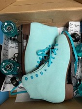 Sure Grip Boardwalk Sea Breeze blue Indoor roller skates size 7 fit womens 8-8.5