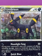 Umbreon 10/90 Holo Rare Undaunted Cracked Ice Holo Pokémon Card HP
