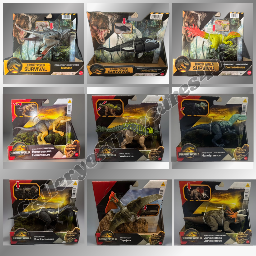 Jurassic World Rebirth Strike Attack Survival Dunkleosteus Mutadon