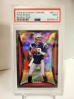 Tom Brady 2008 Bowman Chrome 🔥🔥REFRACTOR🔥🔥 PSA MINT 9