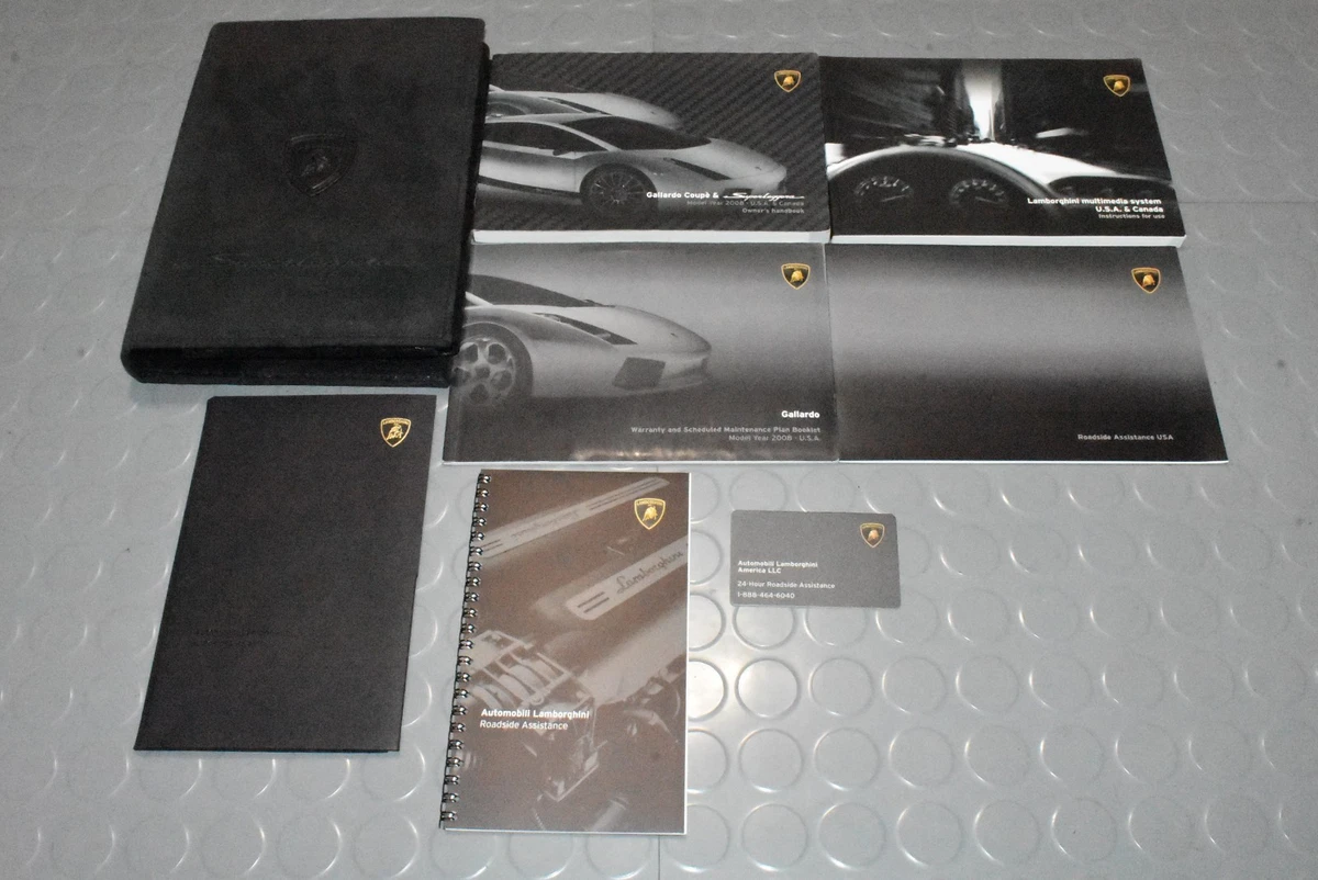 ランボルギーニ　ガヤルド 前期　取扱説明書　メンテナンスマニュアル　マニュアル Lamborghini Car & Truck Owner & Operator Manuals for sale | eBay
