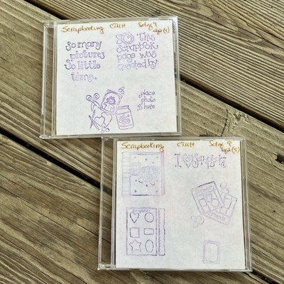Scrapbooking Stamps Set of 9 * Close To My Heart Rubber Stamps