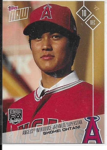 2017 Topps Now - Topps Online Exclusive Off-Season Shohei Ohtani #OS-80