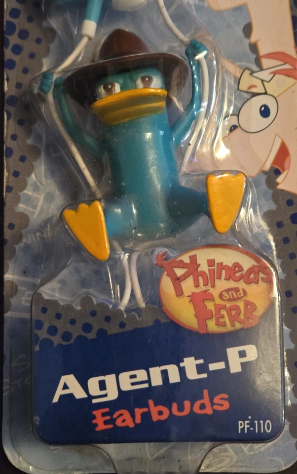 Auriculares Disney XD Phineas & Ferb Agent-P Megáfono Estilo Perry El Ornitorrinco Nuevos en Caja Foto 2 de 4