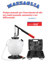 SPIN POMPA INSERIMENTO OLIO CAMBI MANUALI, AUTOMATICI E DIFFERENZIALI 02.022.113