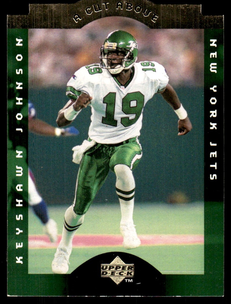 Keyshawn Johnson Collectors Choice A Cut Above #7 Base