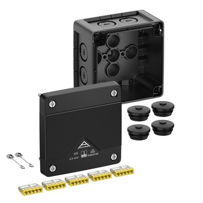 Spelsberg Abzweigkasten Abox Pro 025-2,5²/sw Wand 40202001 Abzweigkasten