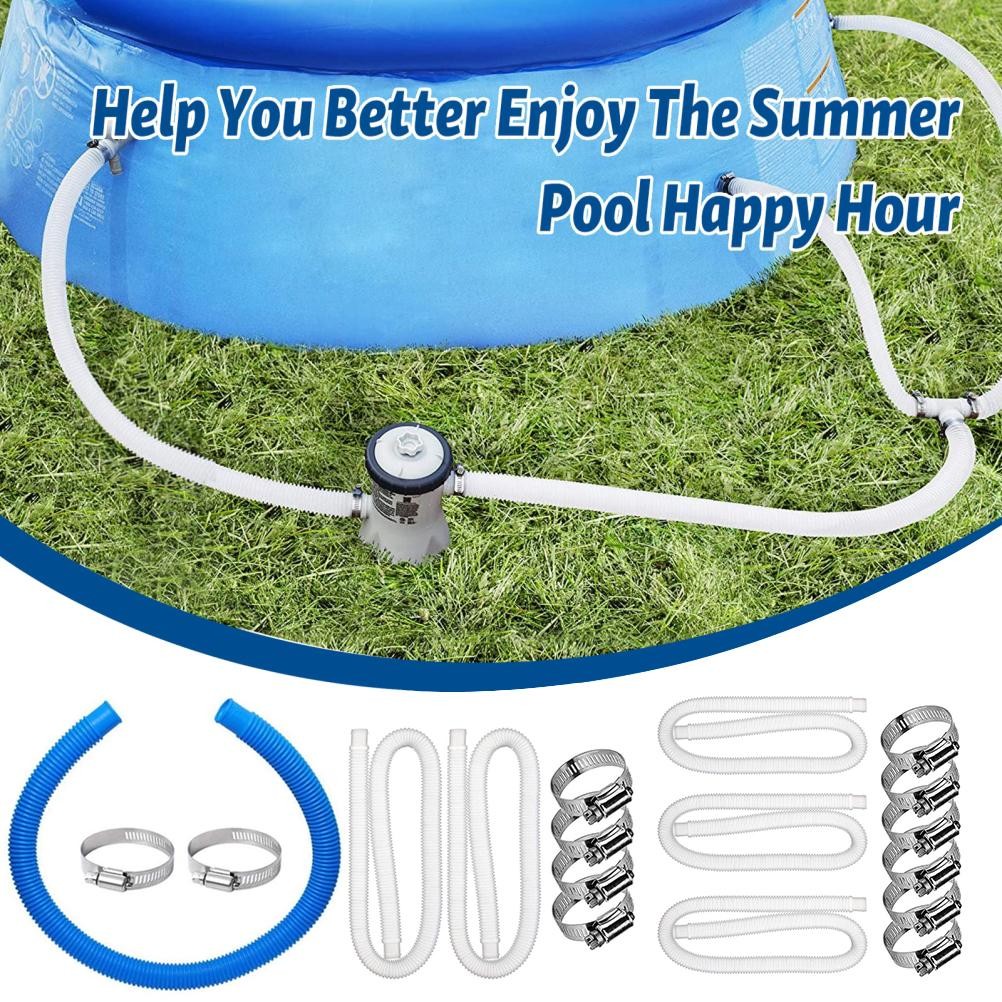 Swimming Pool Replacement Hose And Clamp Pool Filter Pump Replacement Hose