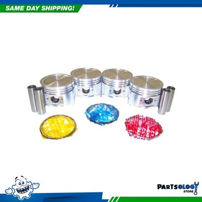 DNJ PRK305 Piston and Ring Kit For 88-92 Isuzu Amigo Pickup 2.6L L4 SOHC 8V