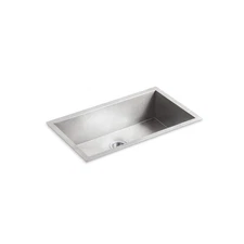 Kohler 3821-NA Vault™ 32" undermount single-bowl large kitchen sink, S- Steel---