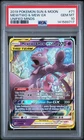 2019 POKEMON SUN & MOON UNIFIED MINDS #71 MEWTWO & MEW GX PSA 10