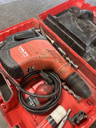 Hilti TE 40-AVR Rotary Combihammer Hammer Drill SDS w/ Bits Handle Manual Case - Picture 3 of 17