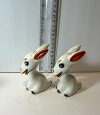 Vintage 1950s Donkey Mule Ceramic Salt and Pe...