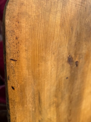 Antique Turkish Breadboard | Oversized Hand-Carved Charcuterie - Picture 5 of 8