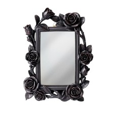 Alchemy England Rose & Vine mirror Gothic Black Rose Wall Vanity Home Décor