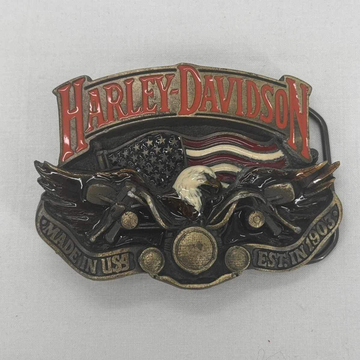 Harley-Davidson Pewter Motorcycle Belt Buckles for sale | eBay