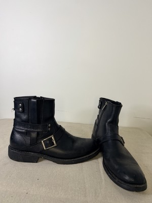Men’s Harley Davidson Black Harness Leather Engineer motorcycle Boots Shop Black Mens Harley-Davidson Footwear Rambert Harness  main image 2