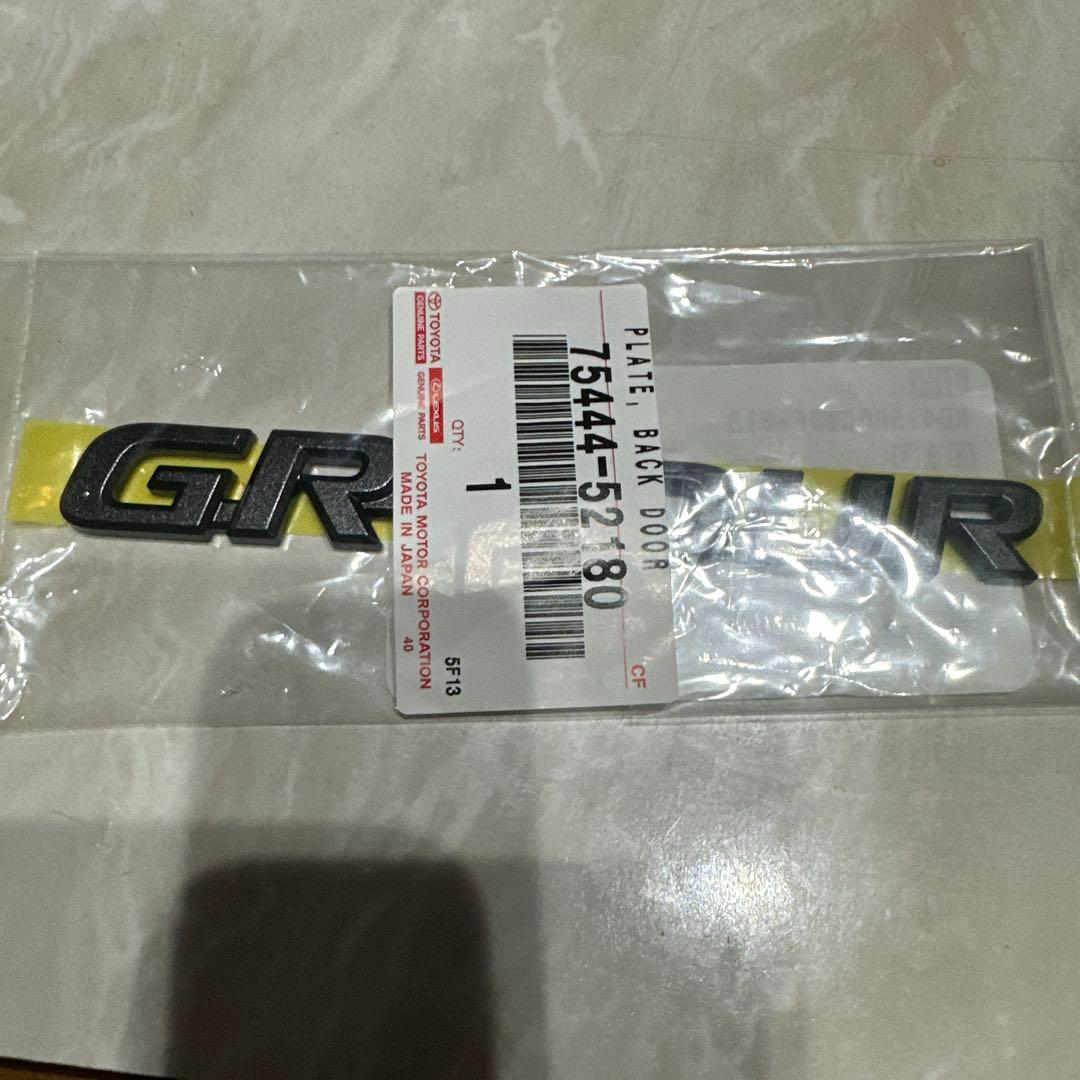 Toyota 75444-52180 Genuine GR Yaris GR-FOUR Back Door Emblem Badge