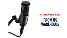 Audio-Technica AT2020 Cardioid Condenser Studio XLR Microphone, Ideal for Projec