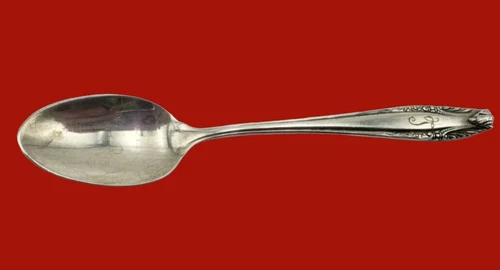 Vintage Stradivari by Wallace Demitasse Spoon w/ Monogram (#63)