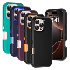 For Apple iPhone 16 Pro Max 16 Plus Case Rugged Heavy Duty Shockproof Hard Cover