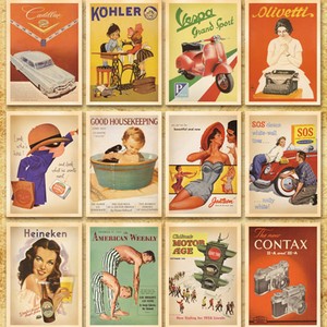 14cm-x-10cm-Postcards-Sets-32pcs-European-American-Photo-Vintage-Postcard-Sets
