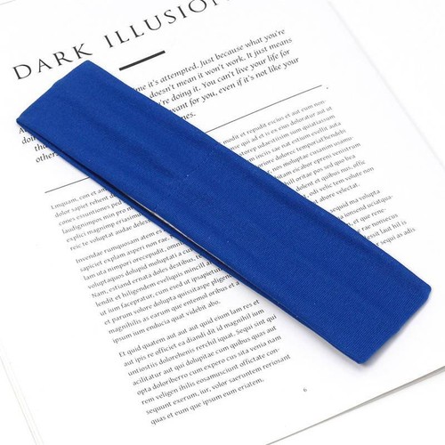5cm Stretchy Headband Plain Fabric Wide Headband Hair Bandeau Kylie Band - Picture 32 of 42