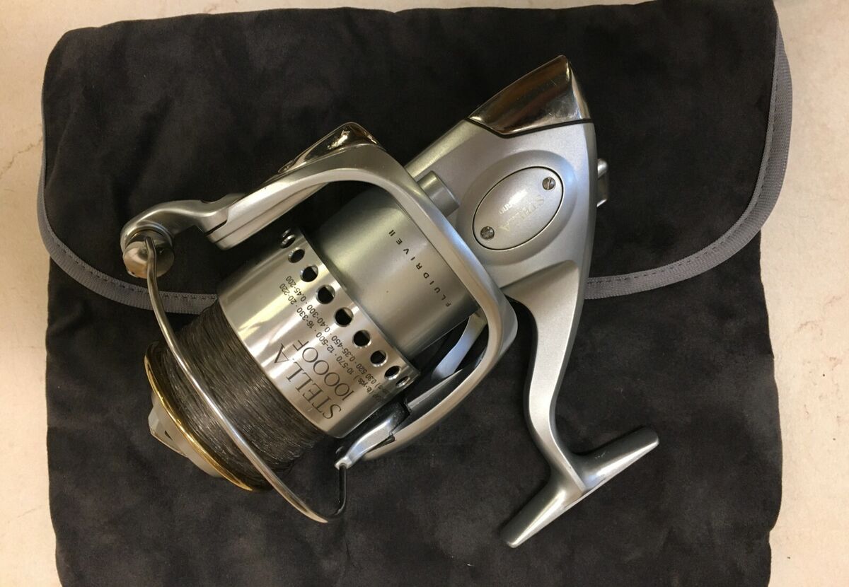 Shimano Stella 10000 F Spinning Reel, Fluid Driver II, Super Shimano Stella 10000 F Spinning Reel, Fluid Driver II, Super