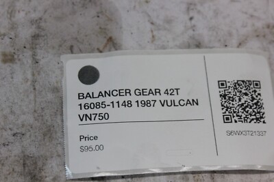 バルカン BALANCER GEAR 42T 16085-1148 1987 VULCAN VN750 | eBay