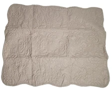 Ashbury Park Collection Pillow Sham Beige Standard Khaki New in Package 20x26"