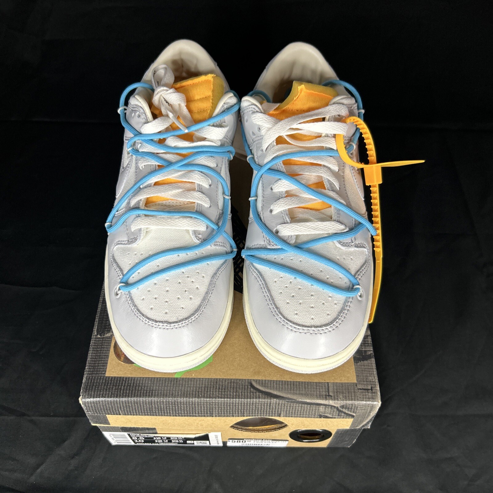 OFF WHITE X NIKE Taglia 8 5 Nike bianco sporco x lotto basso schiacciato 02 di 50