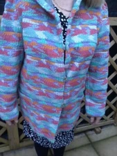 MISSONI vintage JACKET ,(L),MULTICOLOURED,20" PIT TO PIT,18" PIT TO CUFF,31" len