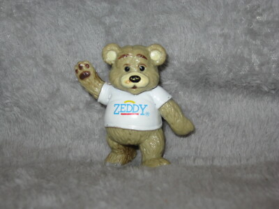 Bear　0107 ♡ Vintage Zellers Department Store ~ Club Z Teddy Bear PVC Figure