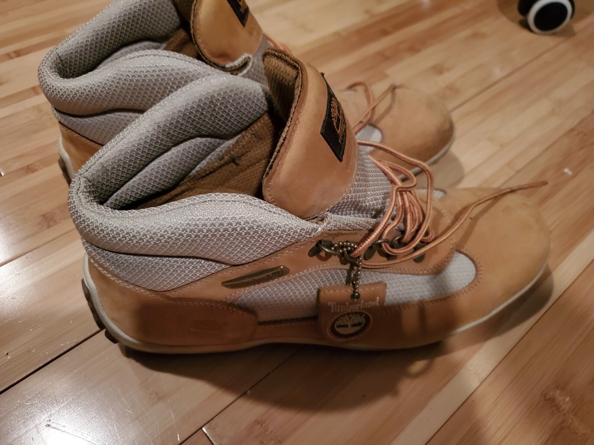 Timberland Mens Euro Hiker 91566 Tan Leather Round Toe Lace  display picture 2