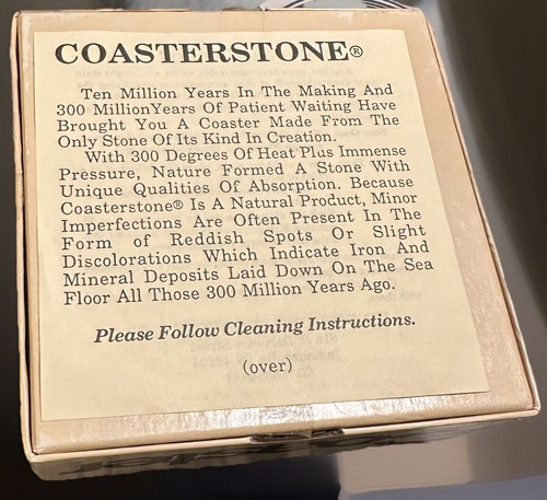 Sandstone Coaster Set ~ Coaster Stone absorb moisture~Coasters that really WORK! - Picture 4 of 5
