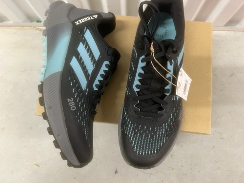 Adidas femme taille 7,5 Terrex Agravic Flow 2 GTX noir/gris/comme neuf Trail HR1140 - Photo 3/8