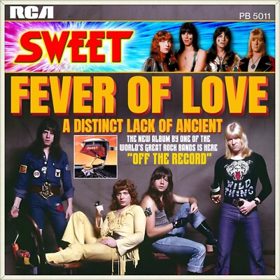 7'' THE SWEET Fever Of Love / A Distinct Lack Of Ancient RCA Glam-Rock D 1977