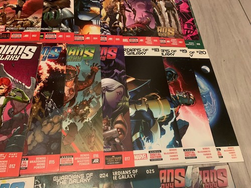 GUARDIANS OF THE GALAXY Comic Books Bendis Schiti 25 Comic Book Bundle Joblot - Imagen 10 de 12