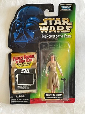 97 Star Wars POTF Freeze frame Princess Leia Organa Ewok Celebration outfit .01