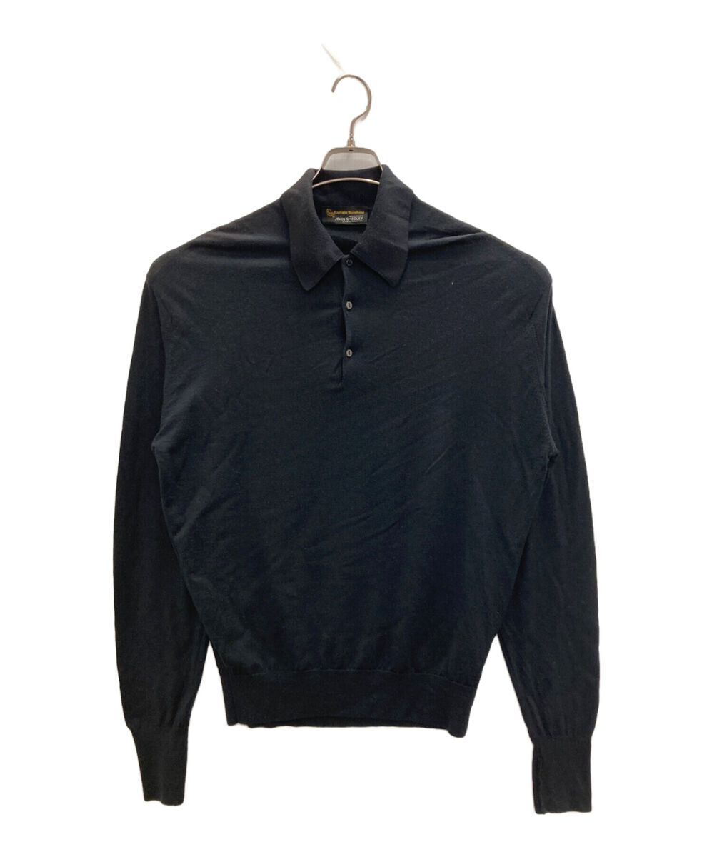KAPTAIN SUNSHINE × JOHN SMEDLEY knit polo shirt Size: M KAPTAIN SUNSHINE × JOHN SMEDLEY knit polo shirt Size: M