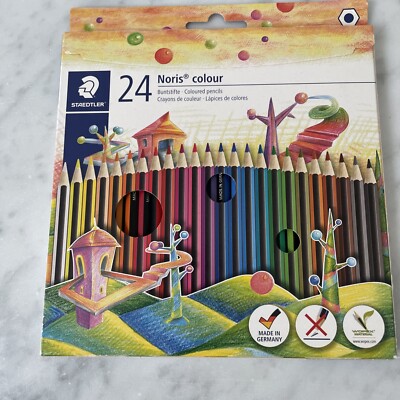 Staedtler 185 C24 Noris Colour Colouring Pencil - Assorted Colours