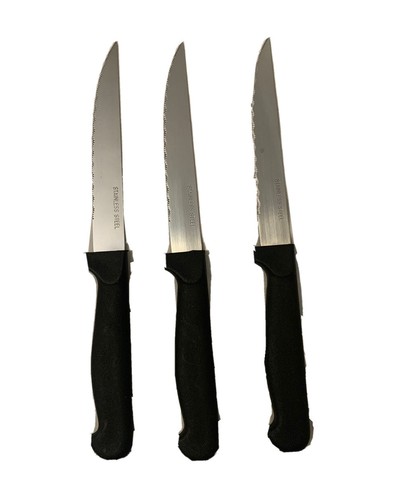 SET OF 3 DINING Cutlery Steak Knife Kitchen Tools - Picture 2 of 2