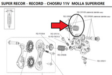 MOLLA DI RITORNO CAMBIO CAMPAGNOLO RECORD CHORUS SUPER RECORD ART SR109